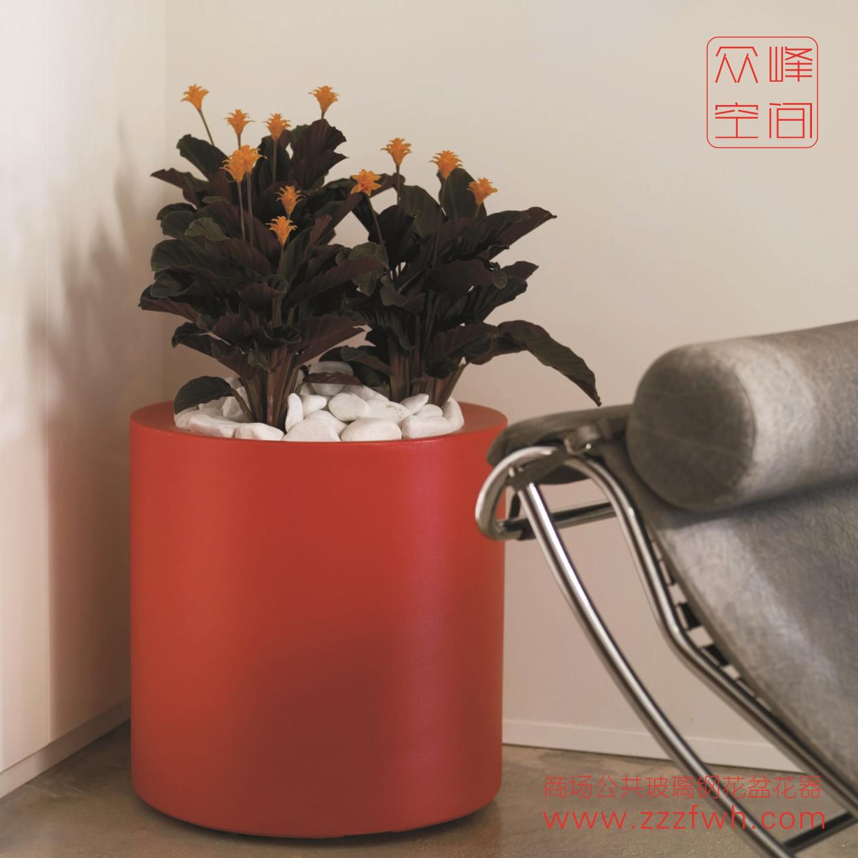 公共玻璃钢花器