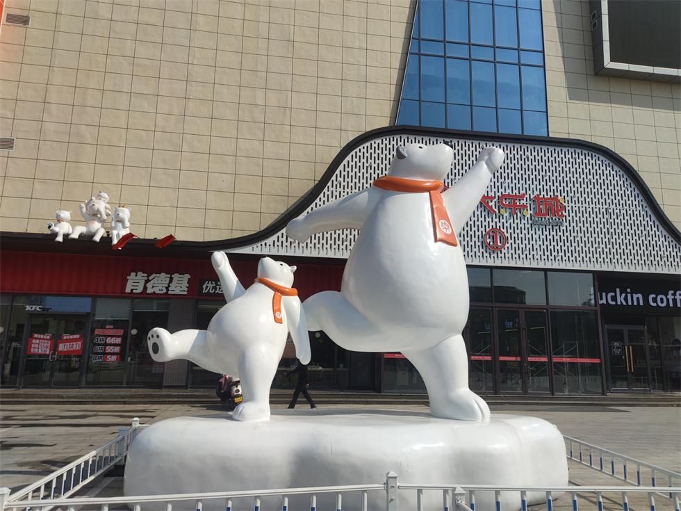 商业广场玻璃钢雕塑